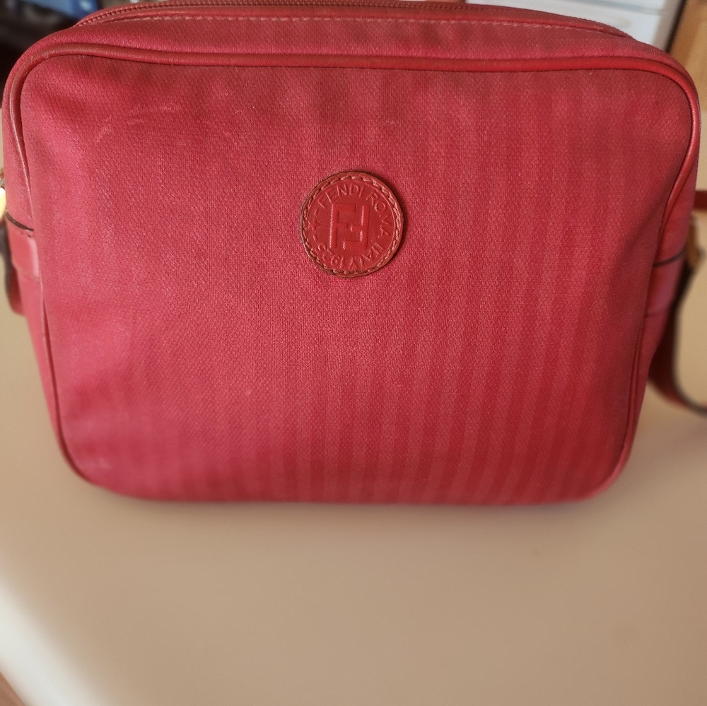 Fendi Red Crossbody Bag